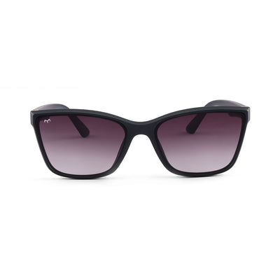 Flirt - Shell Black Cat Eye Sunglasses