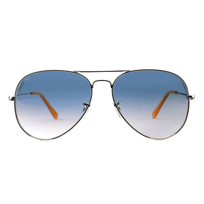 Flyboy - Metal Blue Aviator Sunglasses for Men