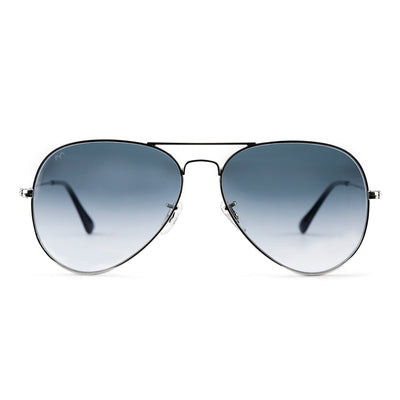 Flyboy - Metal Black Aviator Sunglasses for Men