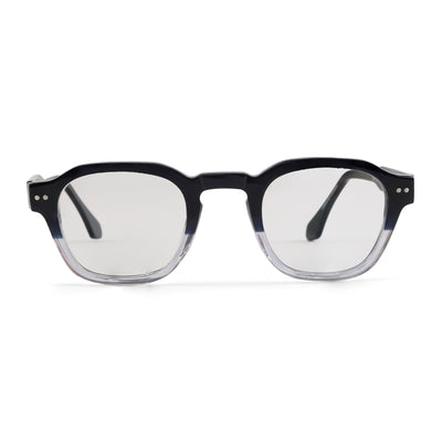 BitBox - Square Unisex Acetate Blue Computer Glasses