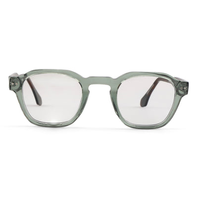 BitBox - Square Unisex Acetate Blue Computer Glasses