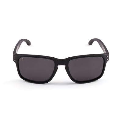 RectEdge - TR Black Polarized Rectangle Sunglasses for Men