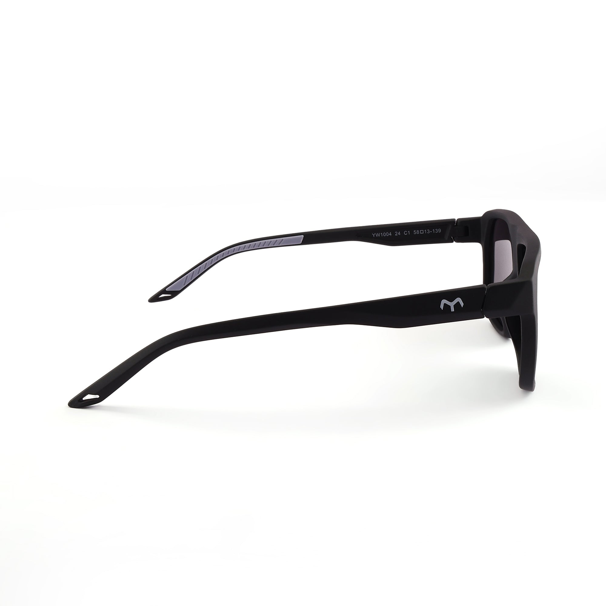 Horizon - TR Black Polarized Rectangle Sunglasses for Men