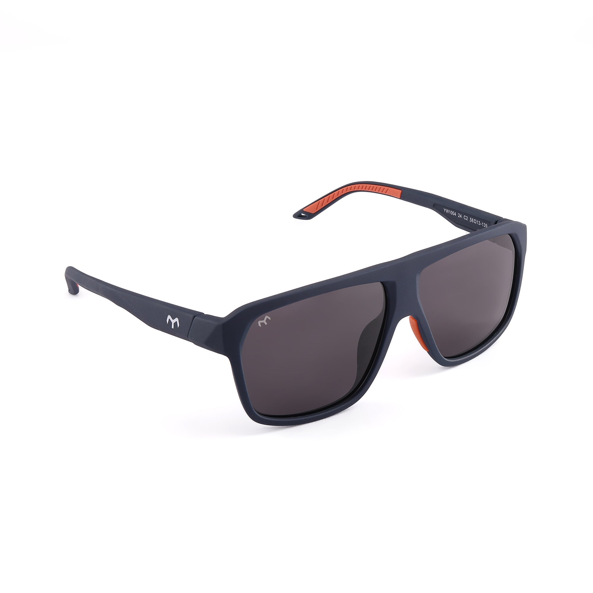 Horizon - TR Blue Polarized Rectangle Sunglasses for Men