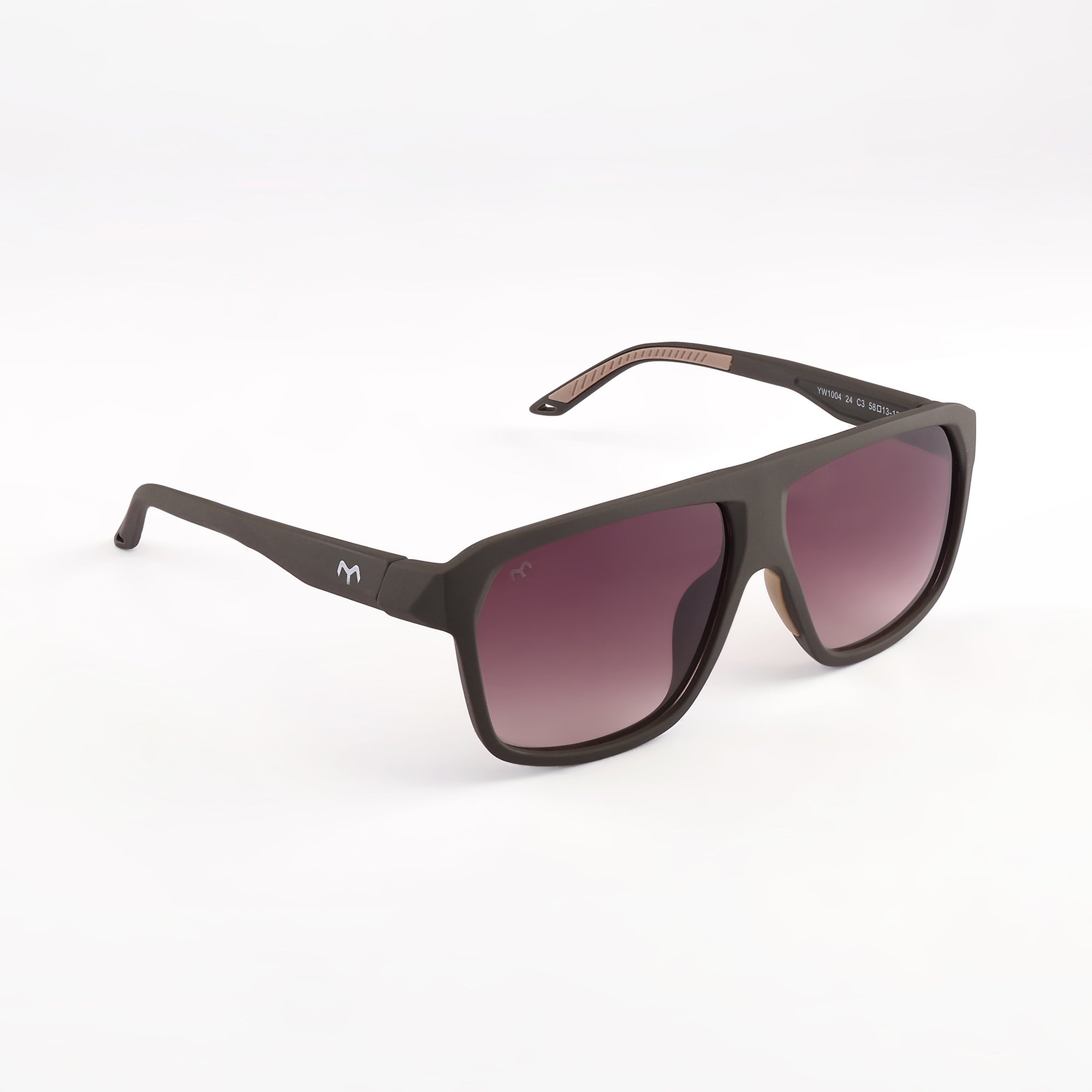 Horizon - TR Brown Polarized Rectangle Sunglasses for Men