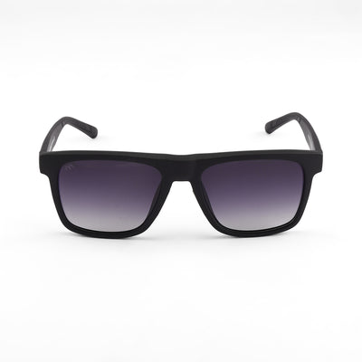 RectoCool - TR Black Polarized Rectangle Sunglasses for Men