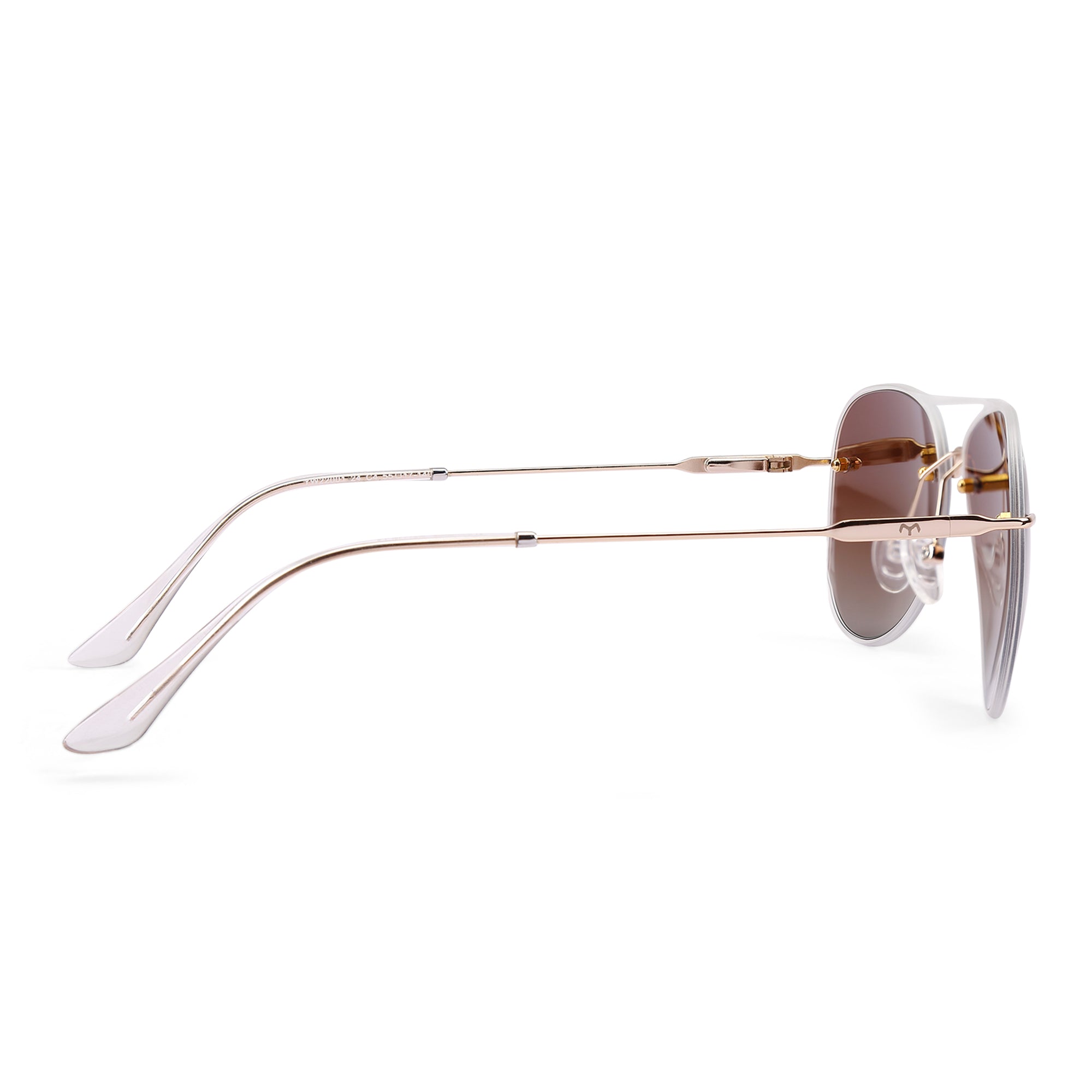 Paviora - TR Metal Brown Aviator Sunglasses