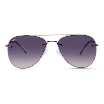 Paviora - Black Metal Frame Aviator Sunglasses