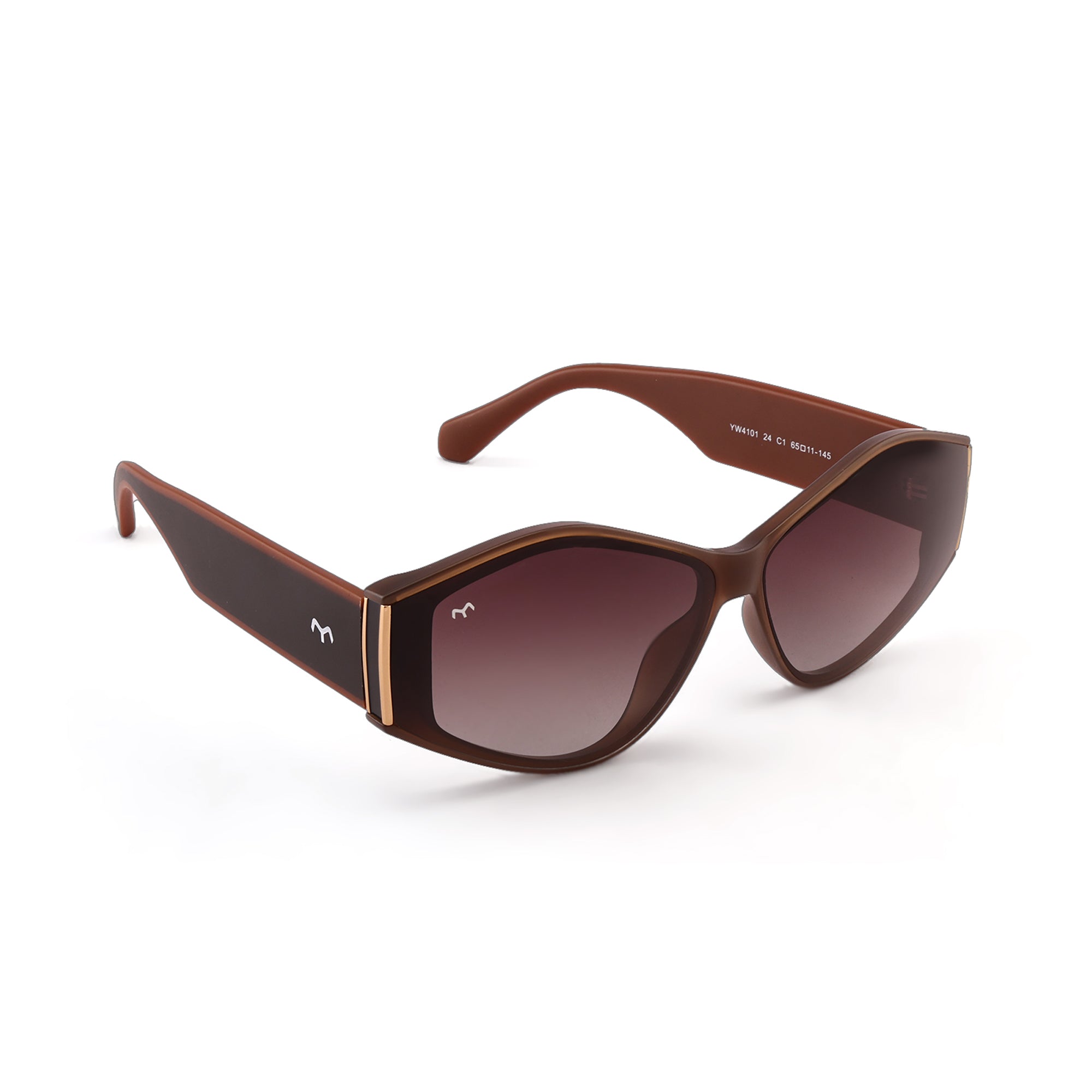 Purrfect - TR Brown Polarized Cat Eye Sunglasses