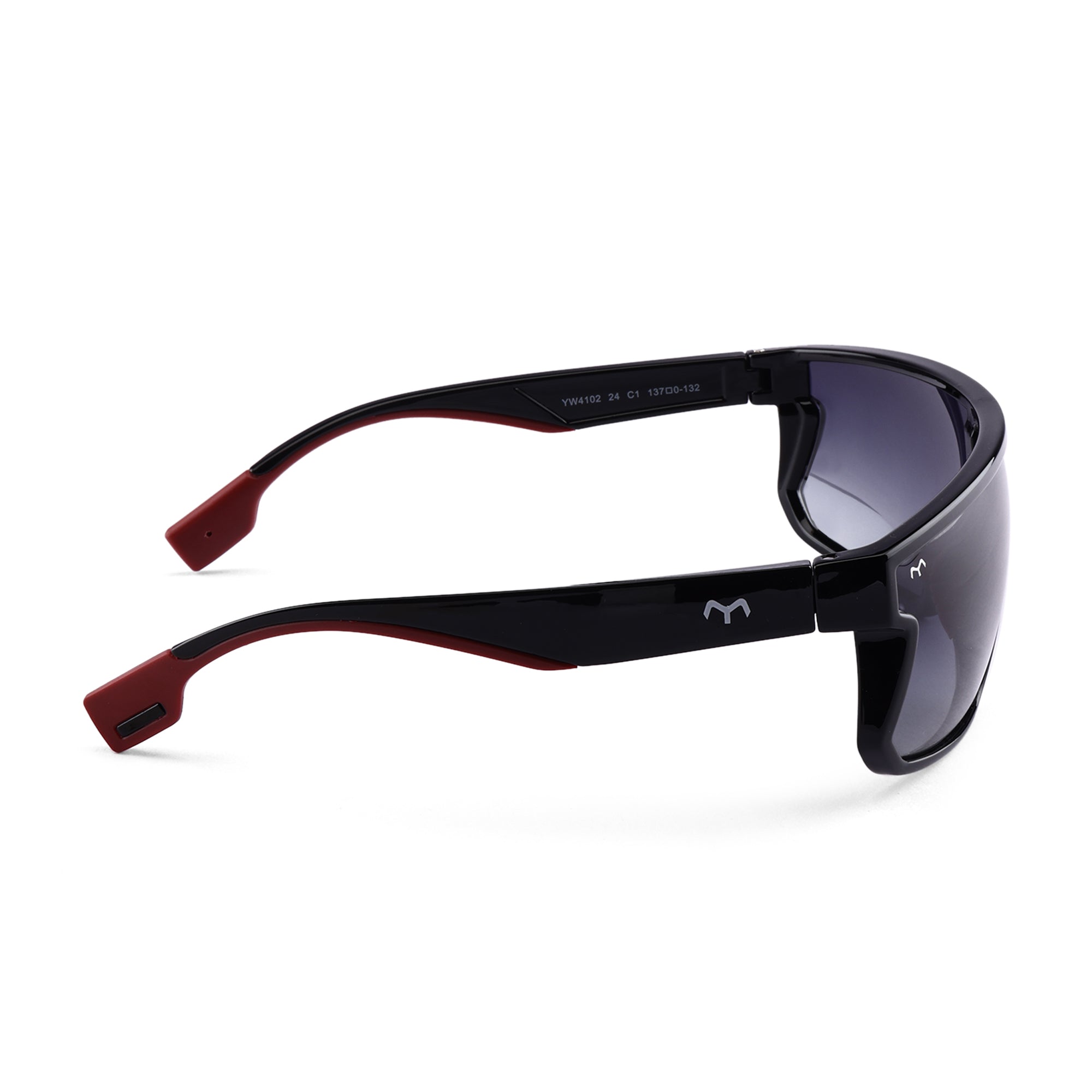 LevelUp - TR PC Lens Black Polarized Sunglasses for Men