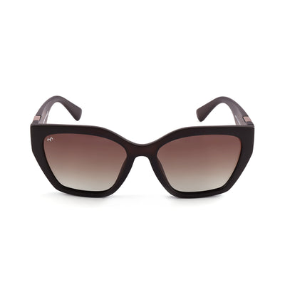 Catchlight - TR Brown Polarized Cat Eye Glasses