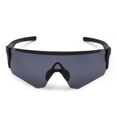 BoxAngle - TR Rectangle Black Sports Sunglasses