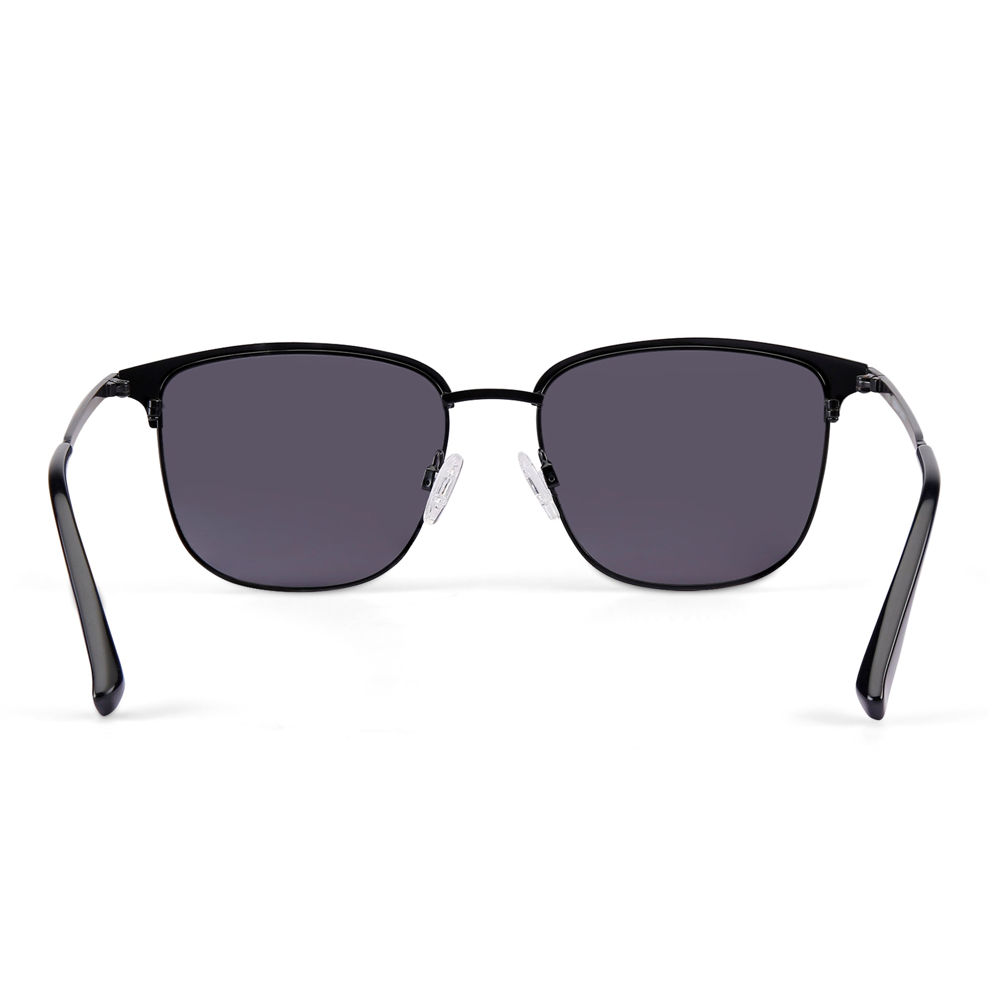 GentBriz - Metal Black Clubmaster Sunglasses for Men