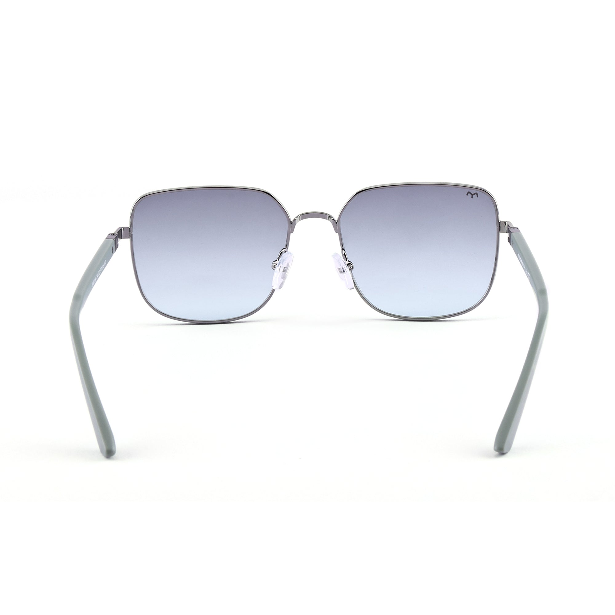 SoftSquare - Green Square Metal Sunglasses for Women