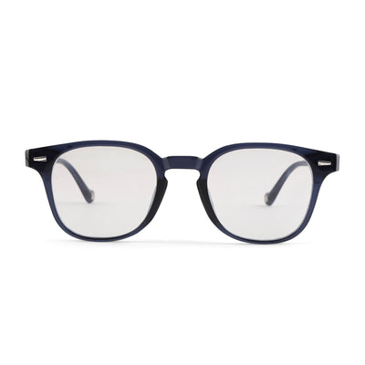 BoxedIn - Unisex Acetate Square Blue Computer Glasses