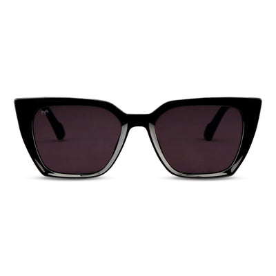 PawKat - Shell Black Cat Eye Sunglasses