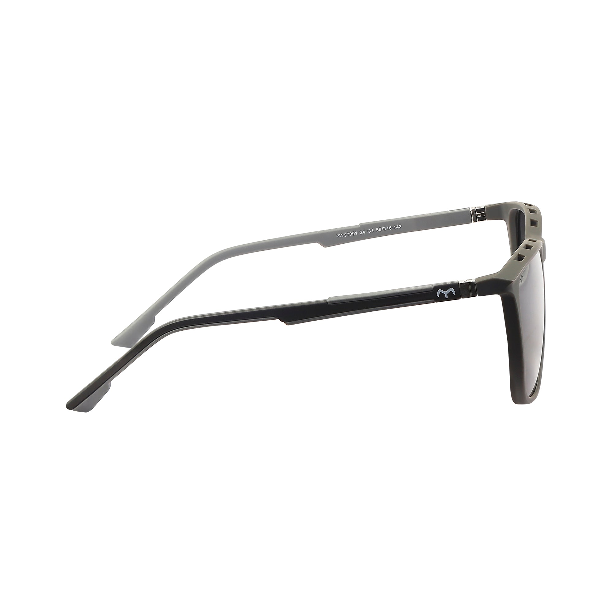 Cornerstone - TR Black Square Glasses for Men