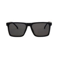 SquareUp - TR Men's Black Square Sunglasses