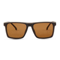 SquareUp - TR Brown Square Glasses for Men