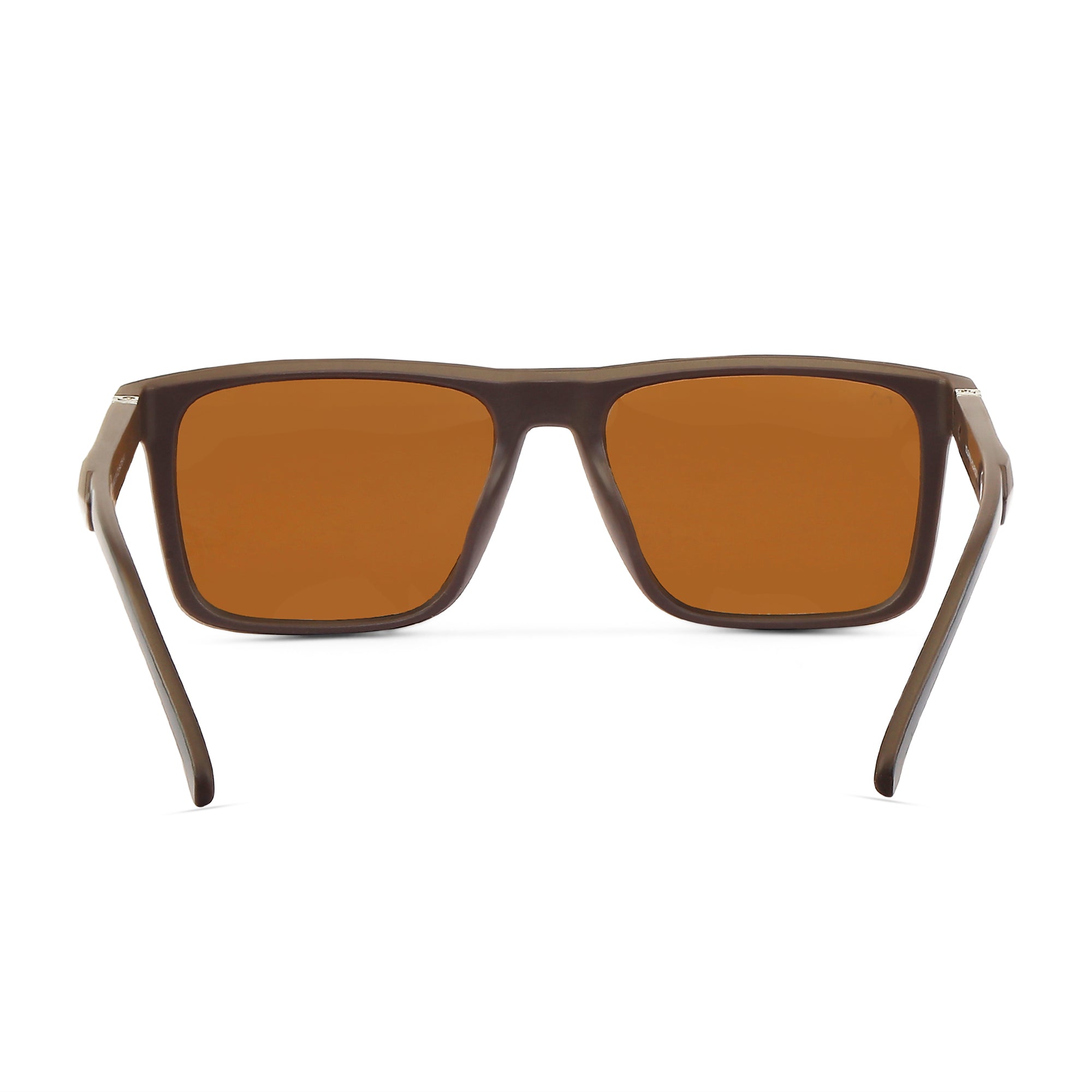 SquareUp - TR Brown Square Glasses for Men