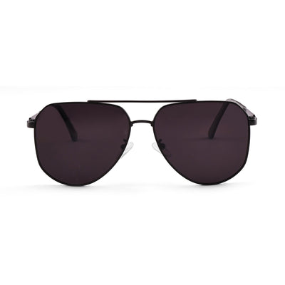 Flytors - Metal Black Aviator Sunglasses for Men